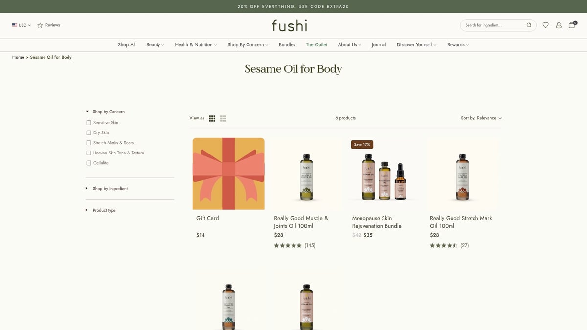 8 Best Natural Body Oil Picks for Glowing Skin in 2026 - Sesame Oil – Fushi Wellbeing