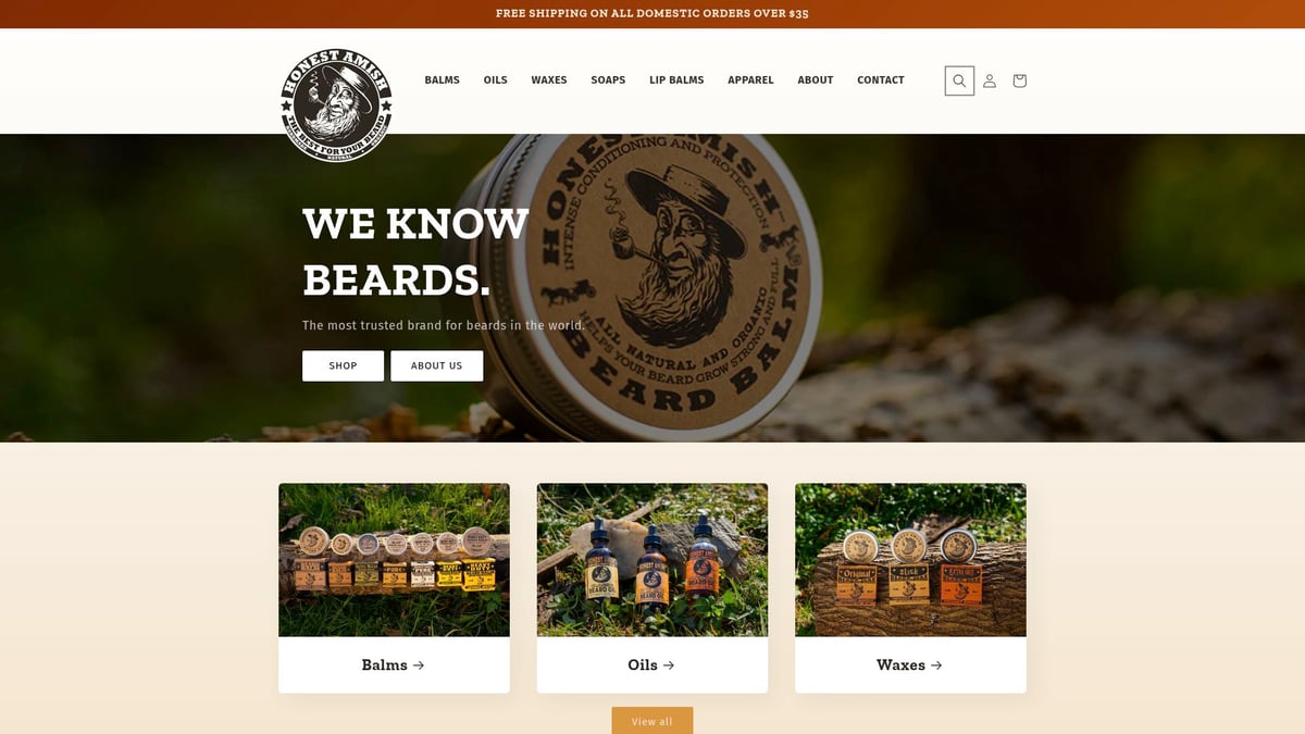 7 Essential Good Beard Growth Oil Picks for 2026 - Honest Amish Classic Beard Oil