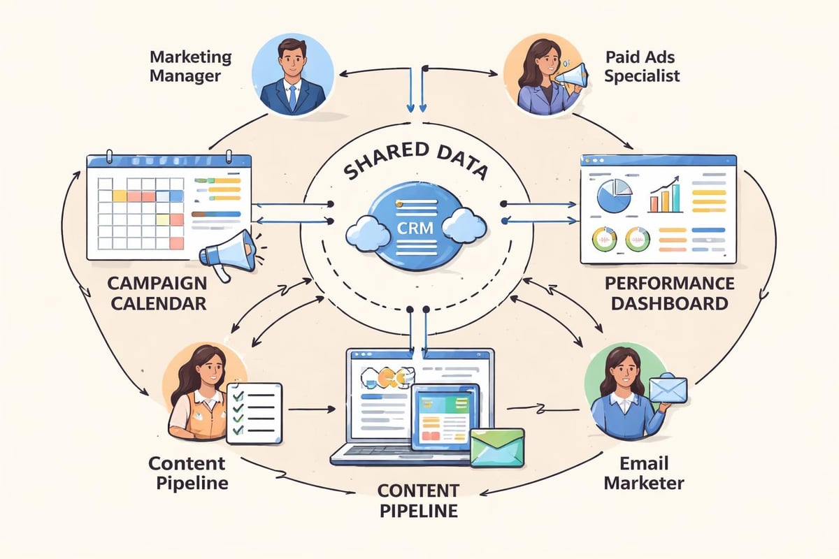 Marketing team workflow integration