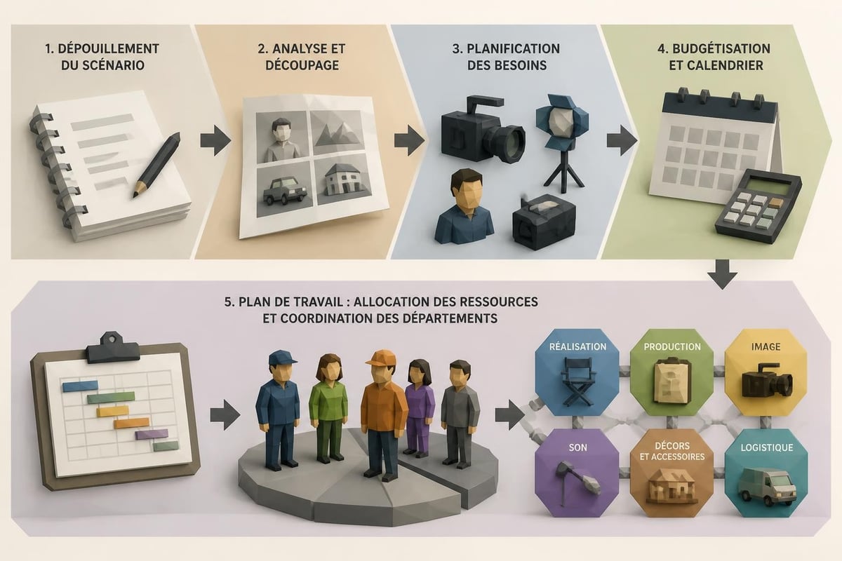 Coordination production audiovisuelle