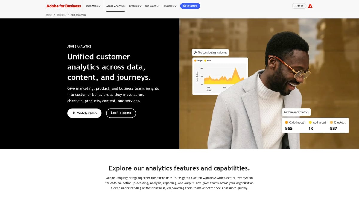 9 Essential Marketing Analytics Company Solutions for 2025 - Adobe Analytics
