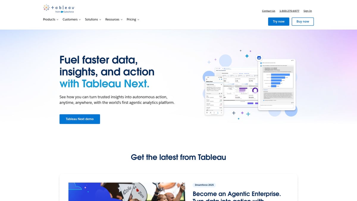 9 Essential Marketing Analytics Company Solutions for 2025 - Tableau