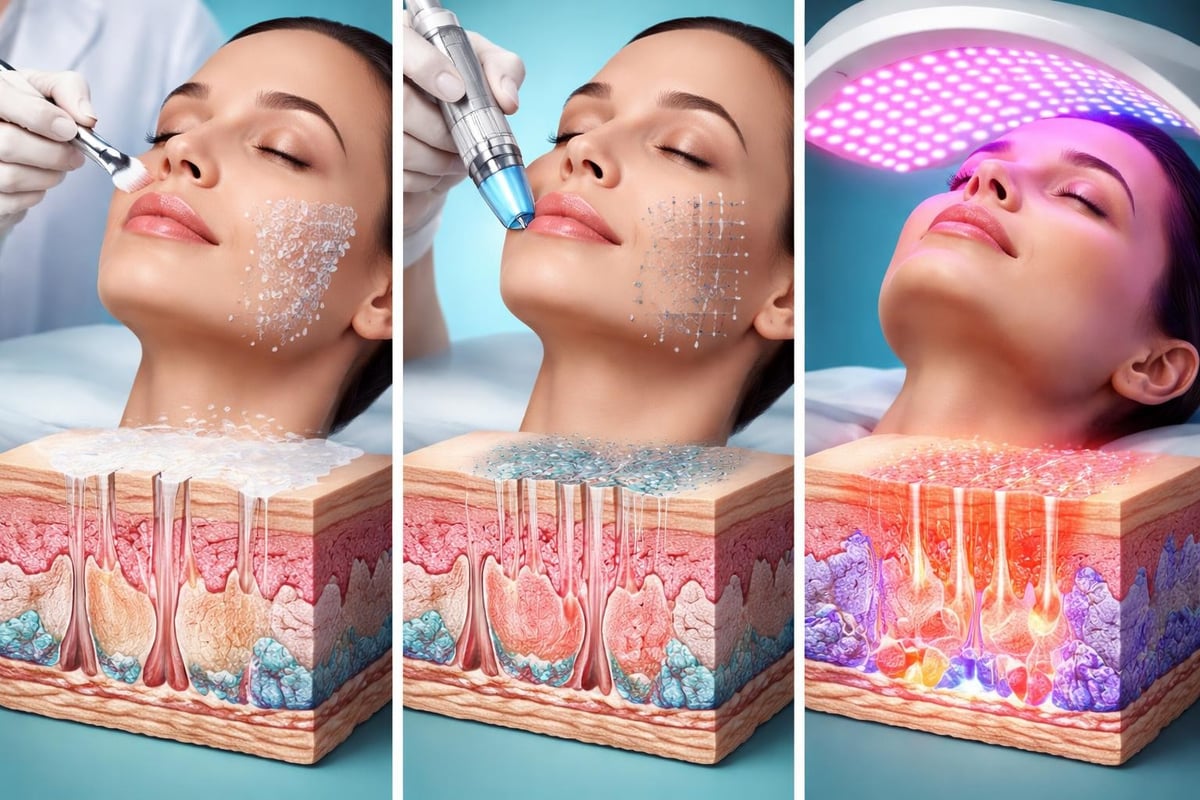 Professional skincare treatment benefits