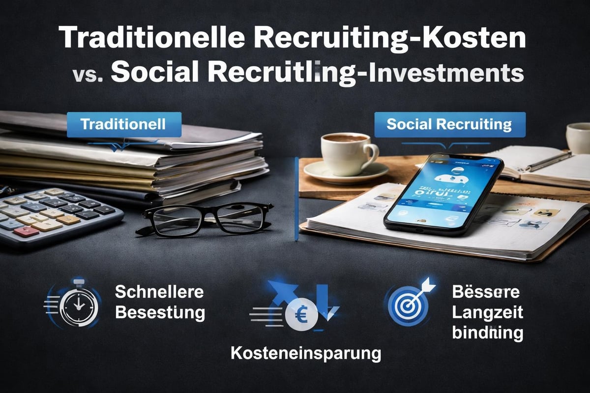 Kosteneinsparung Social Recruiting