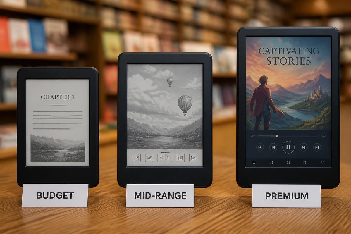 EReader feature tiers