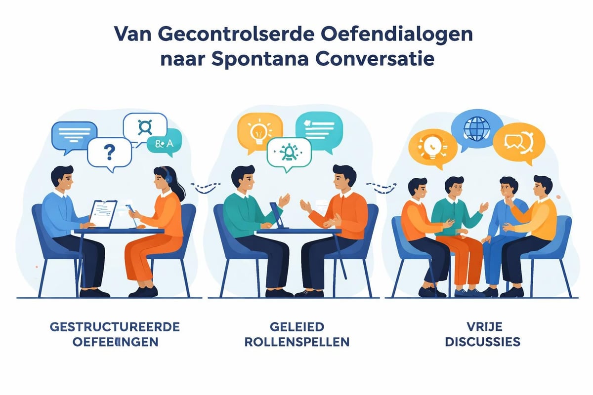 Spreekvaardigheidsontwikkeling fasen