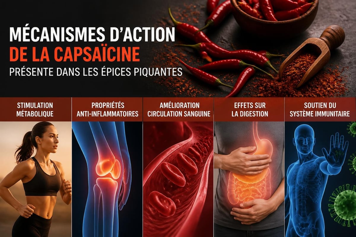 Bienfaits capsaïcine