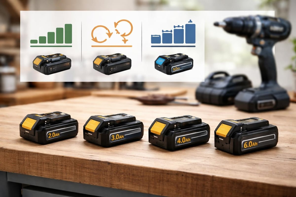 18V accuboormachine batterijsysteem vergelijking