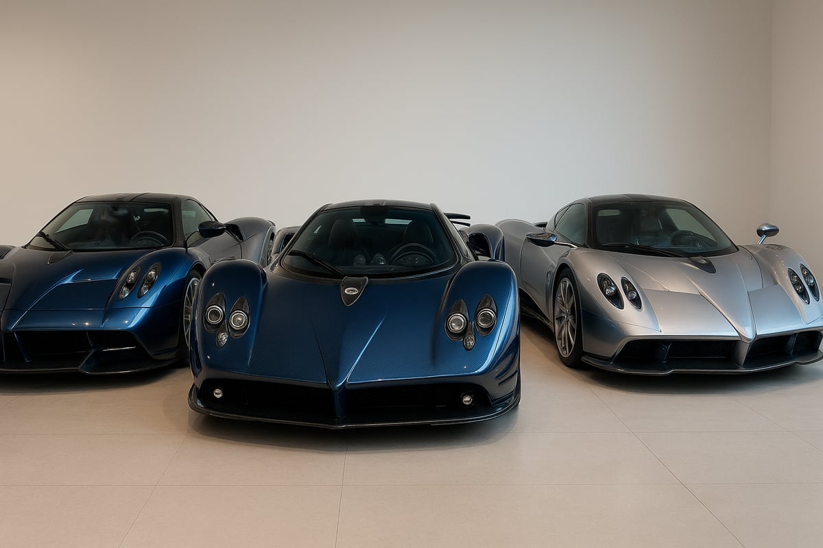 I Capolavori di Pagani: Zonda, Huayra e Utopia