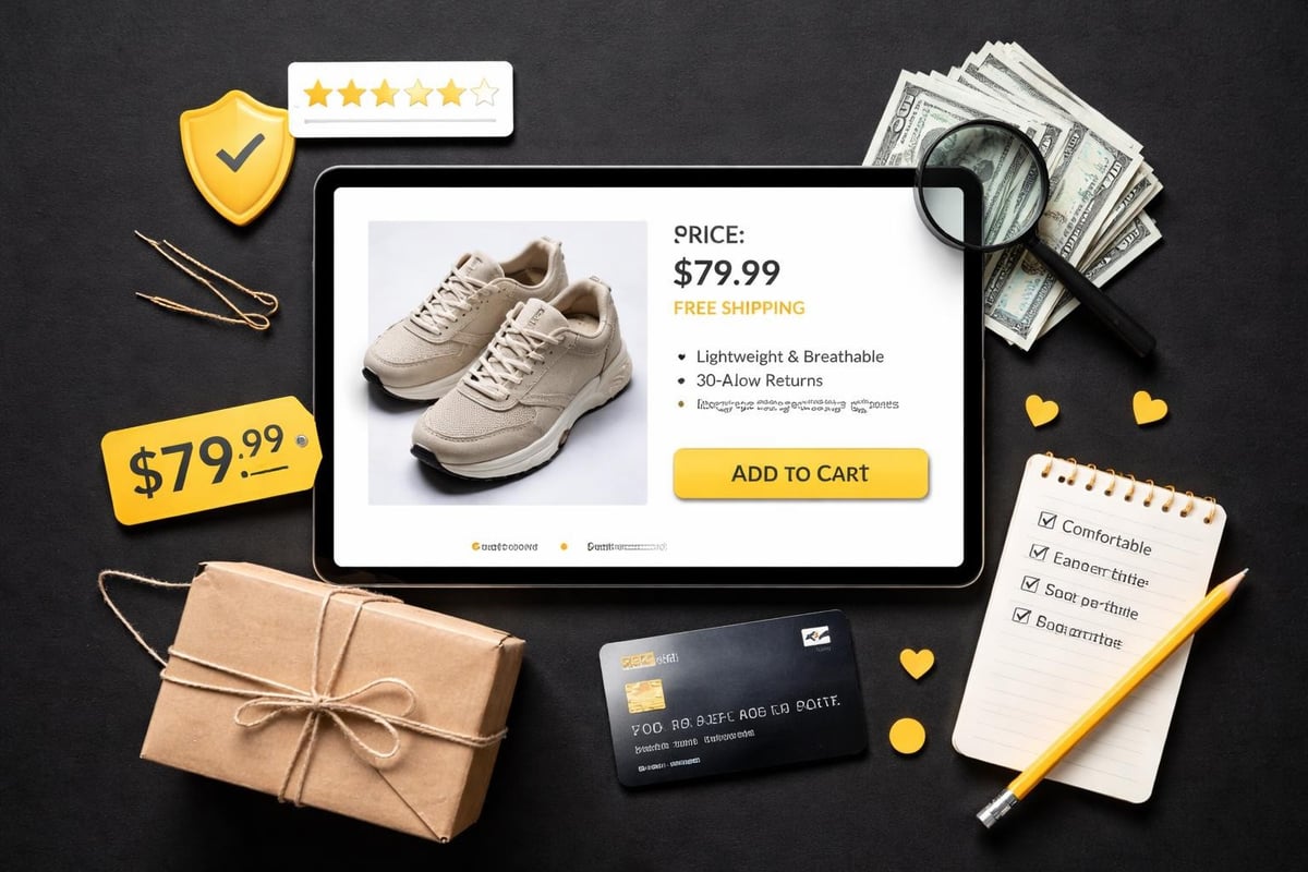 Shopify product page elements that influence buying decisions
