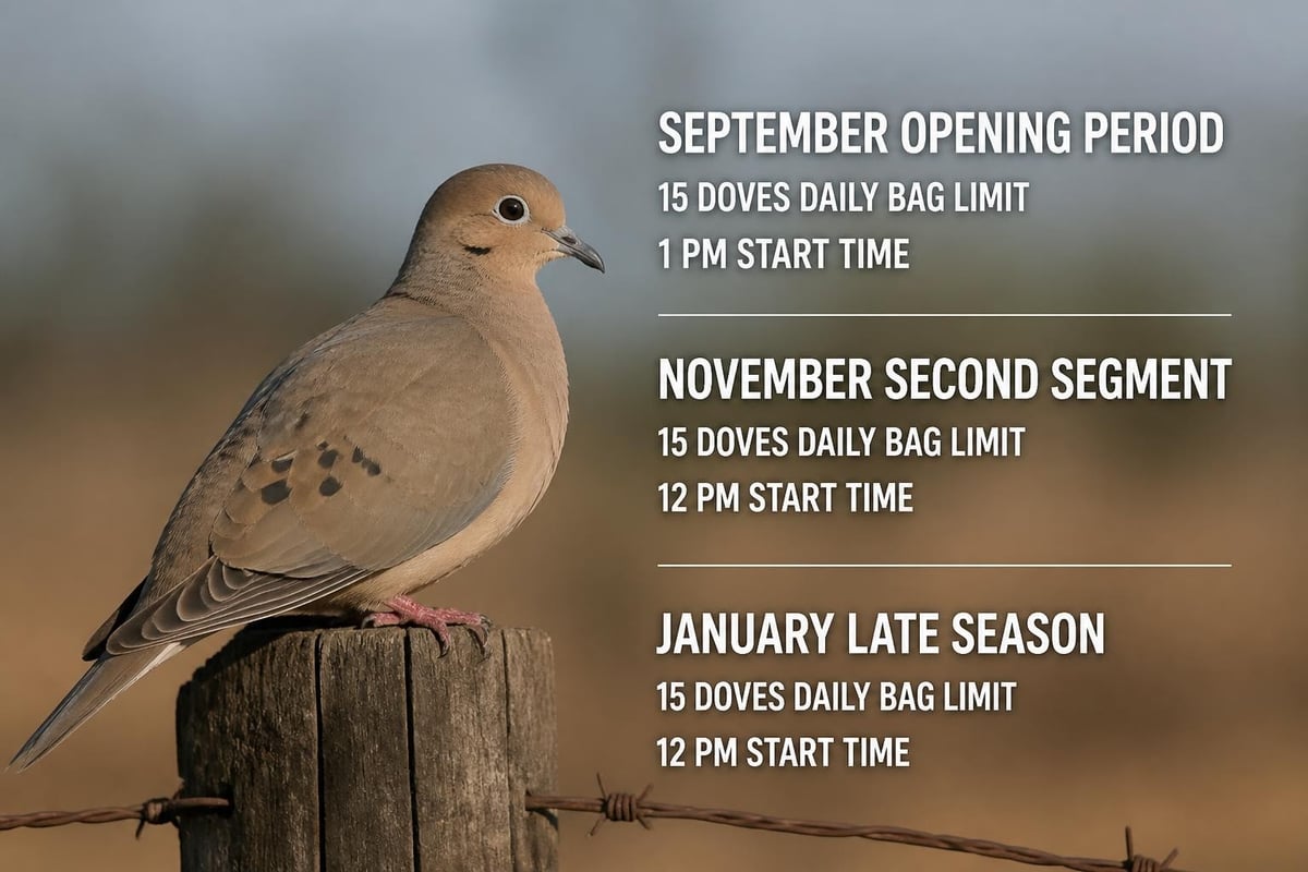 North Carolina dove season regulatory framework