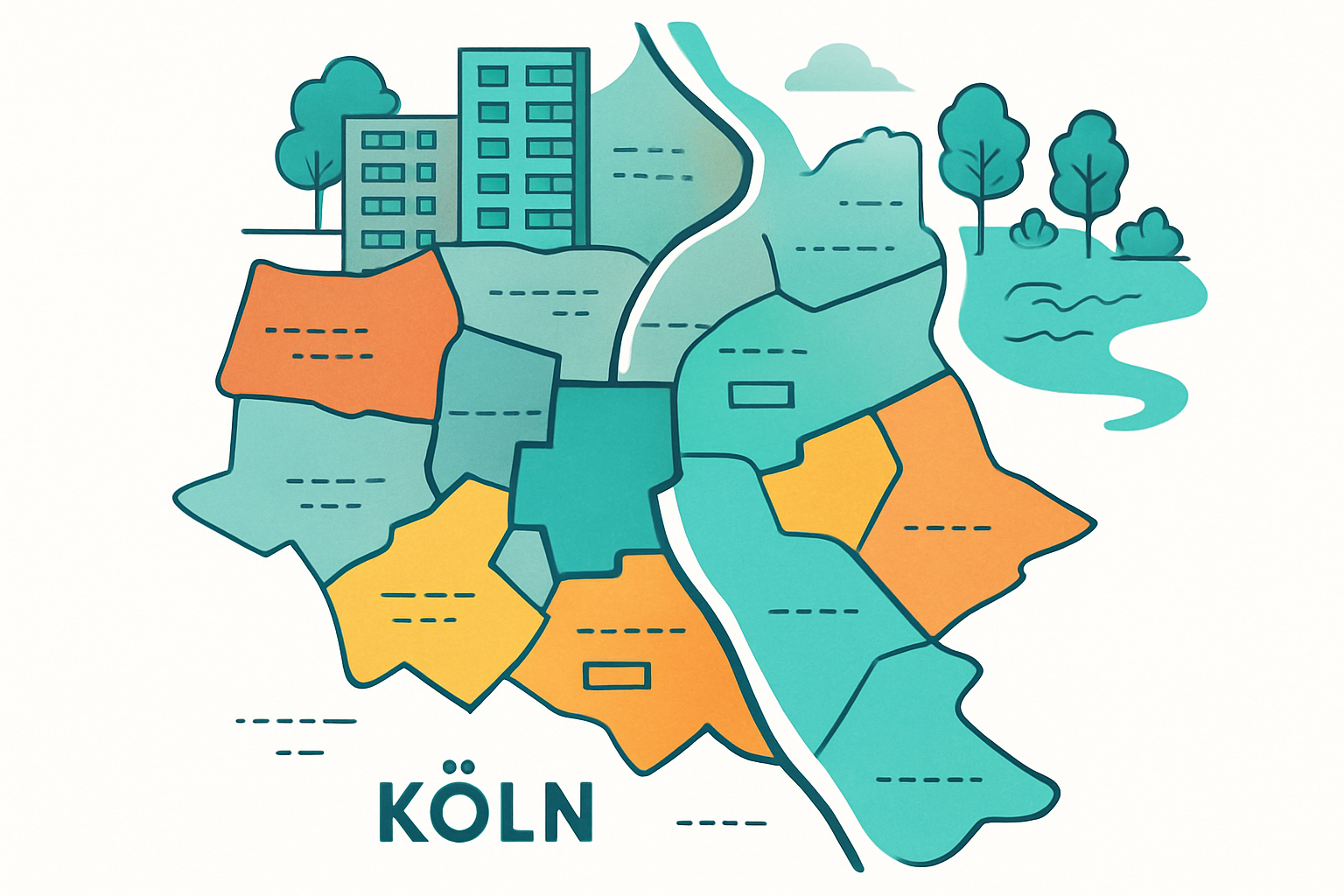 Preisunterschiede in den Kölner Stadtteilen