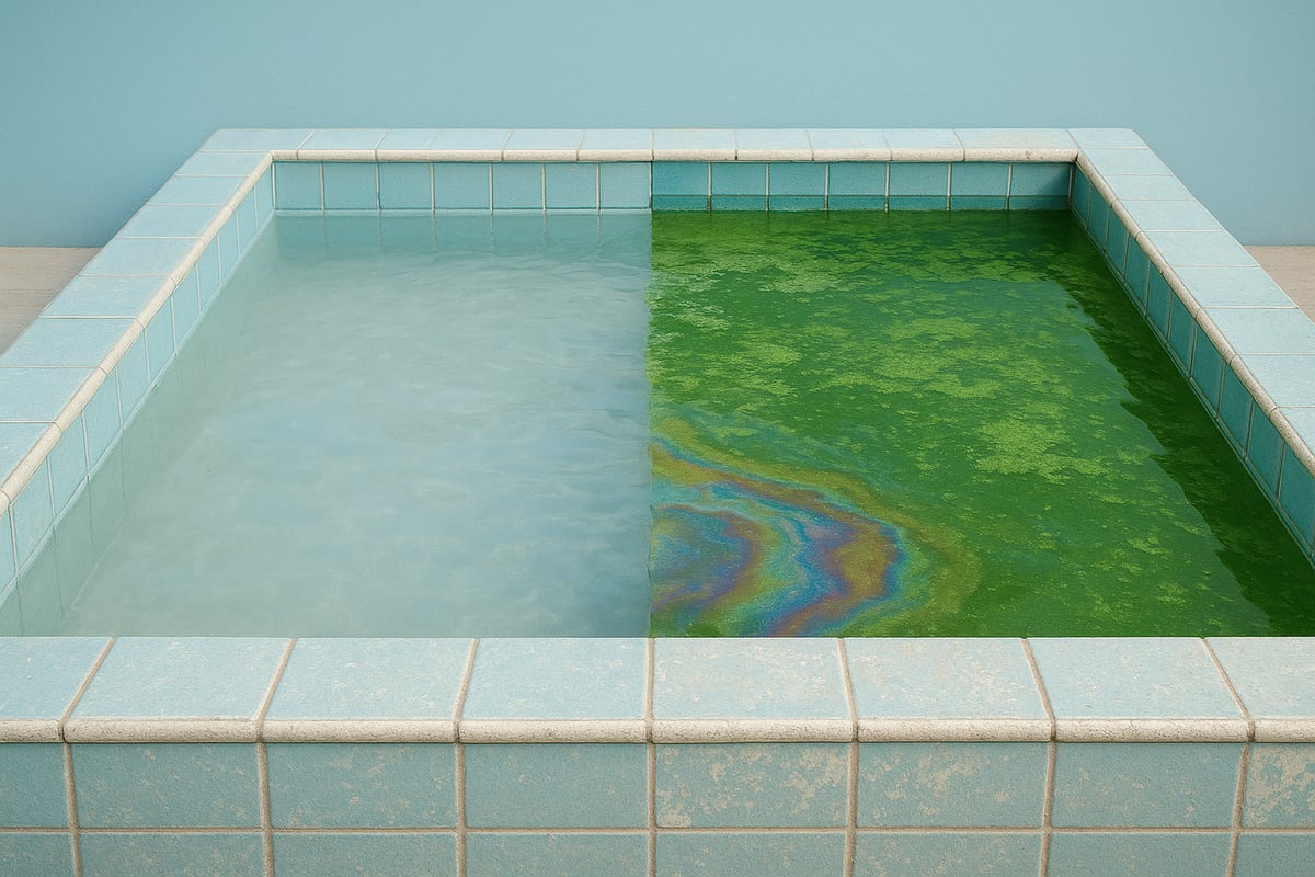 Vanliga problem & lösningar för poolvatten