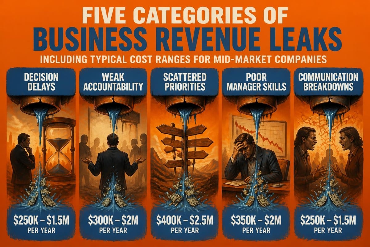Revenue leak diagnosis framework