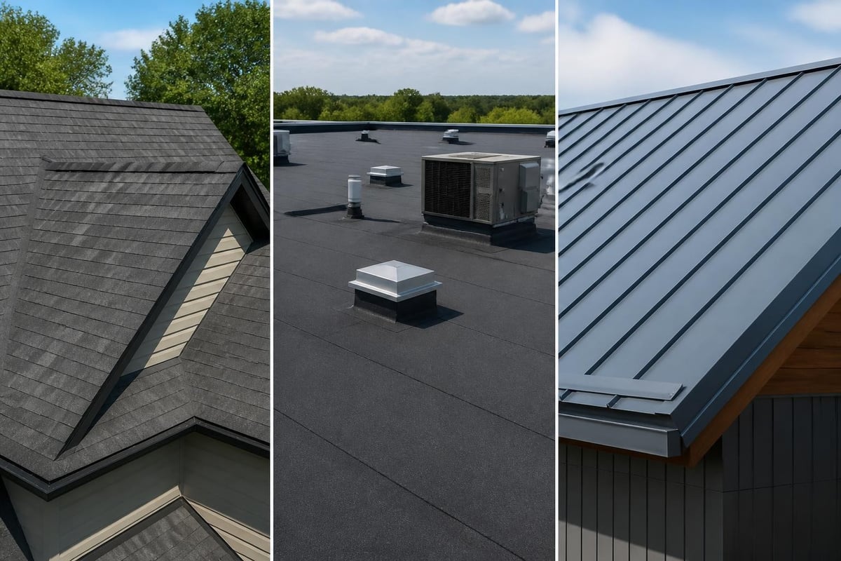Roofing material comparison