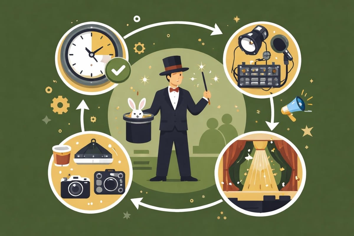 Eventplanung mit Zauberer