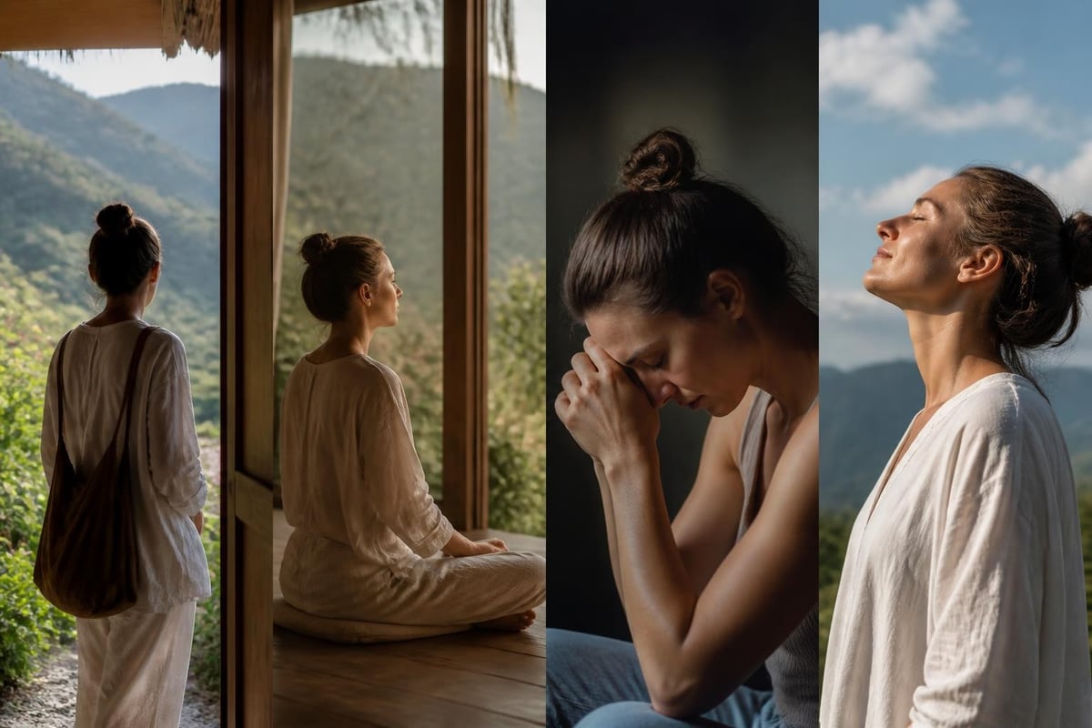 Solo retreat transformation journey
