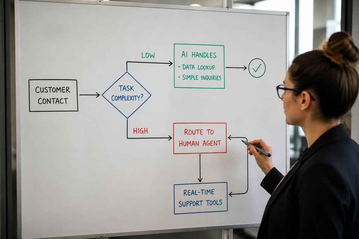 AI and human collaboration workflow