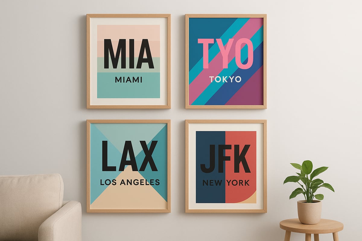 Creative Trends in Airport Code Art Prints for 2026