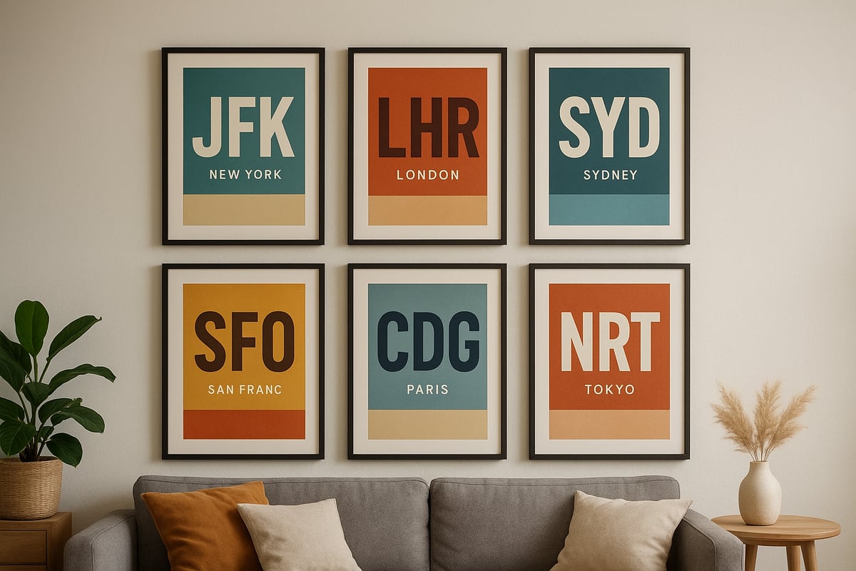 What Are Airport Code Art Prints?