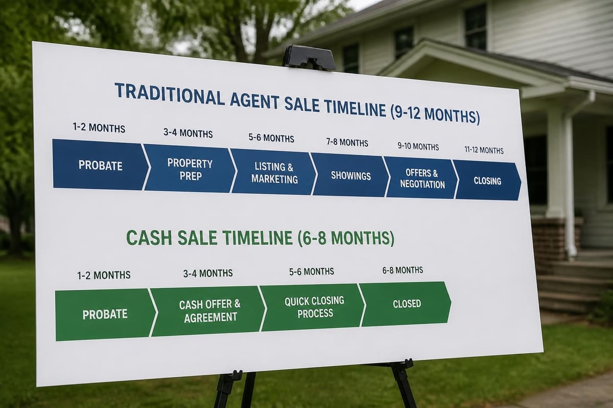 Sale timeline comparison