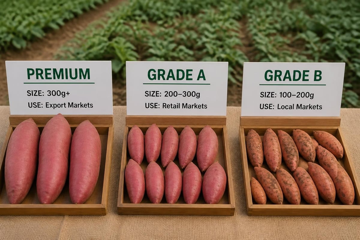Sweet potato grading