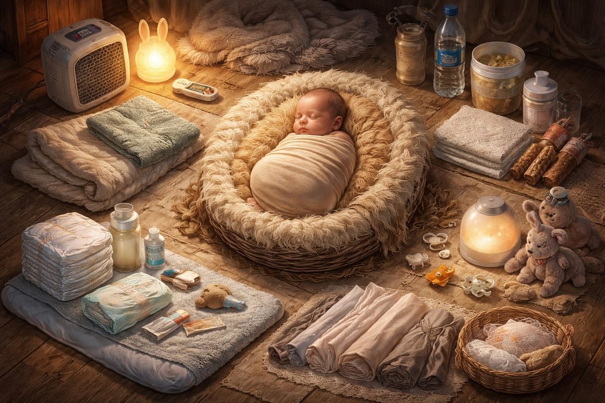 Newborn photography preparation