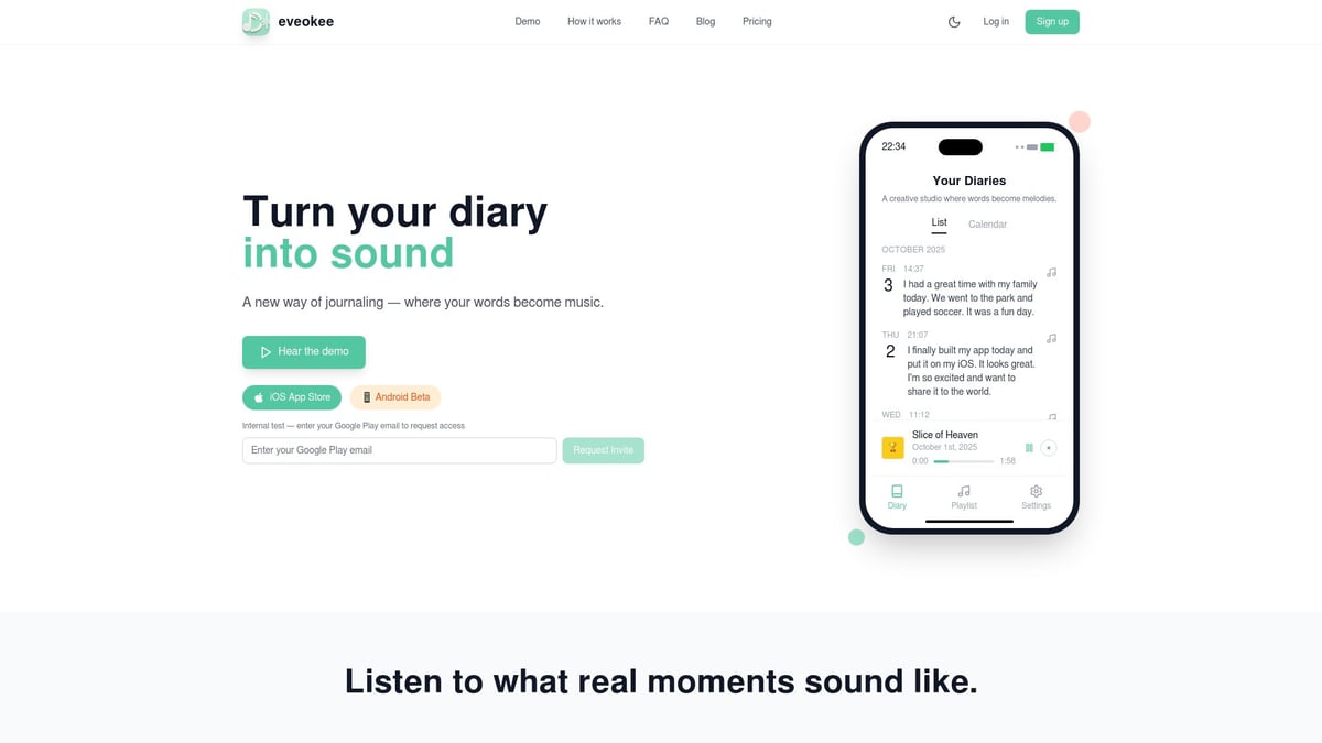Music for Memories: The Essential Guide for 2025 - Musical Journaling with Eveokee: Reliving Memories Through Sound