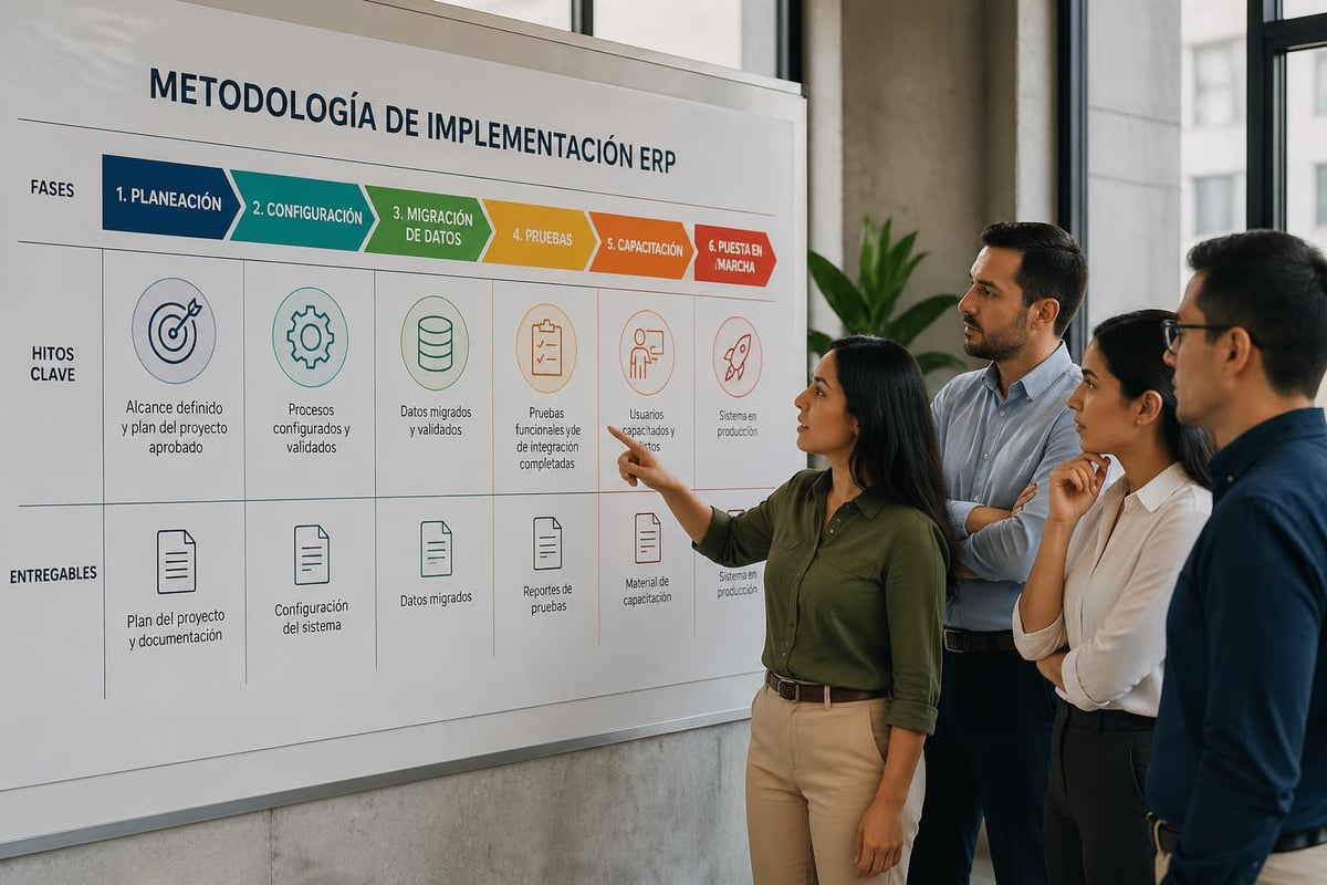 Fases de implementación ERP
