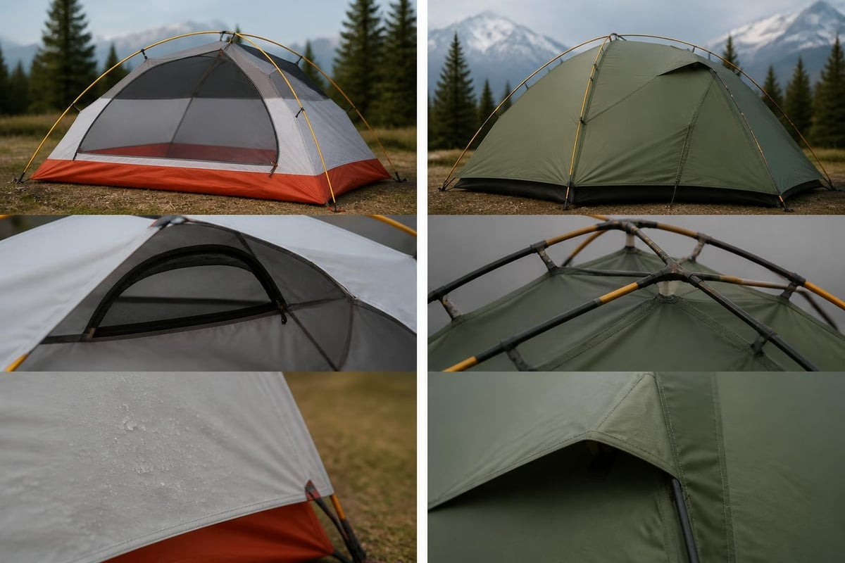 Seasonal tent features