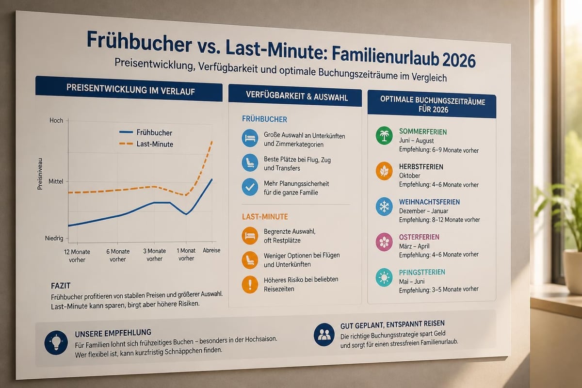 Frühbucher vs Last-Minute Vergleich