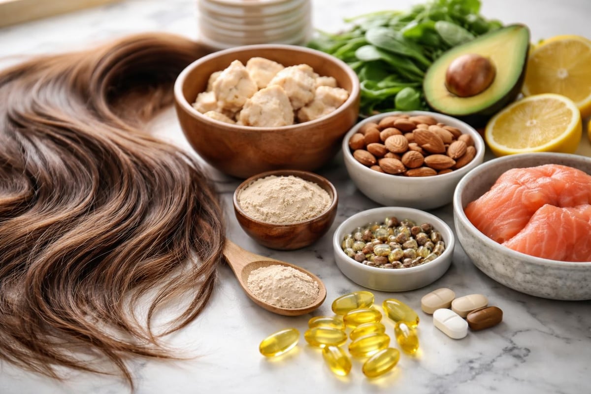 Nutritional pathway to thicker hair