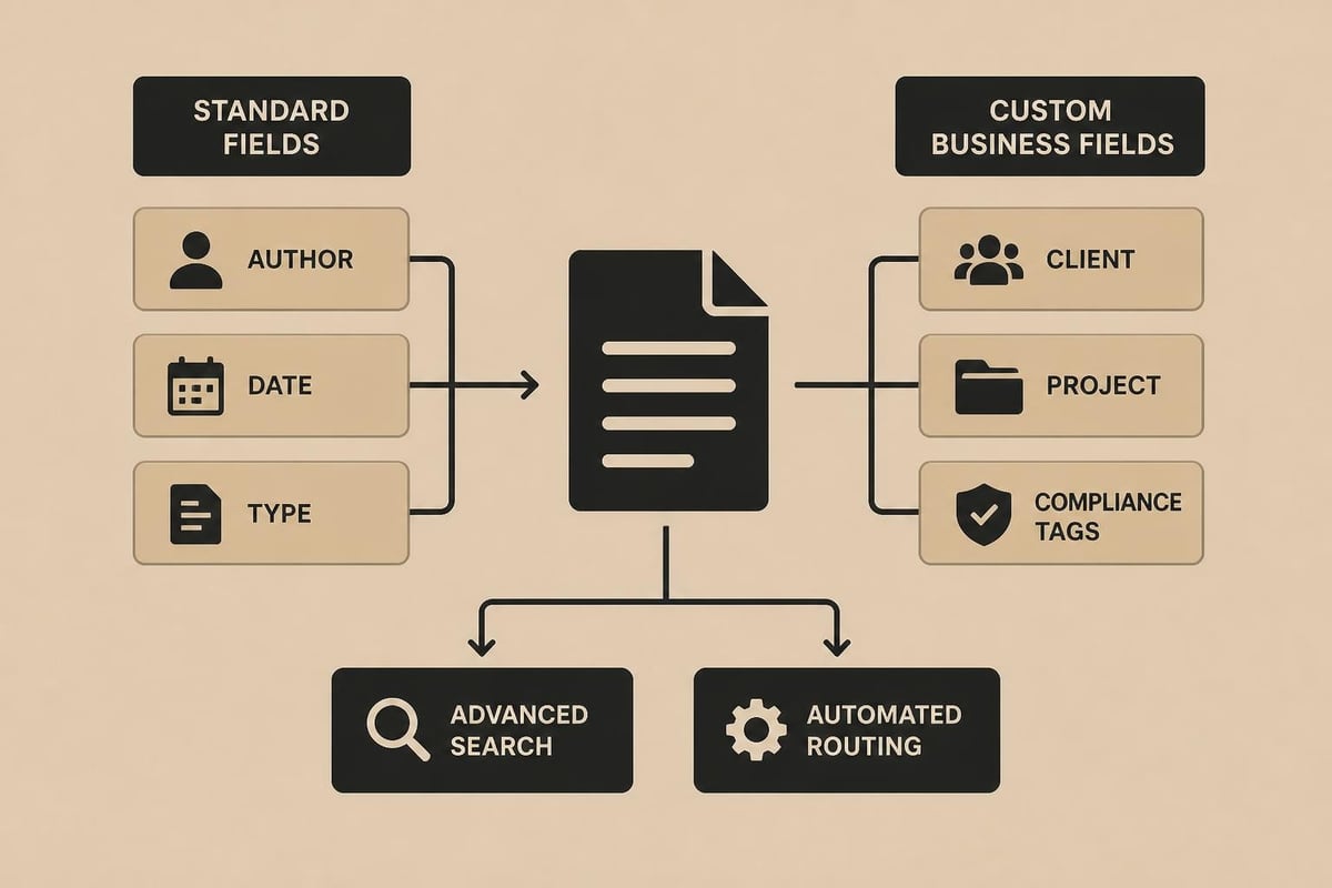 Metadata structure for documents