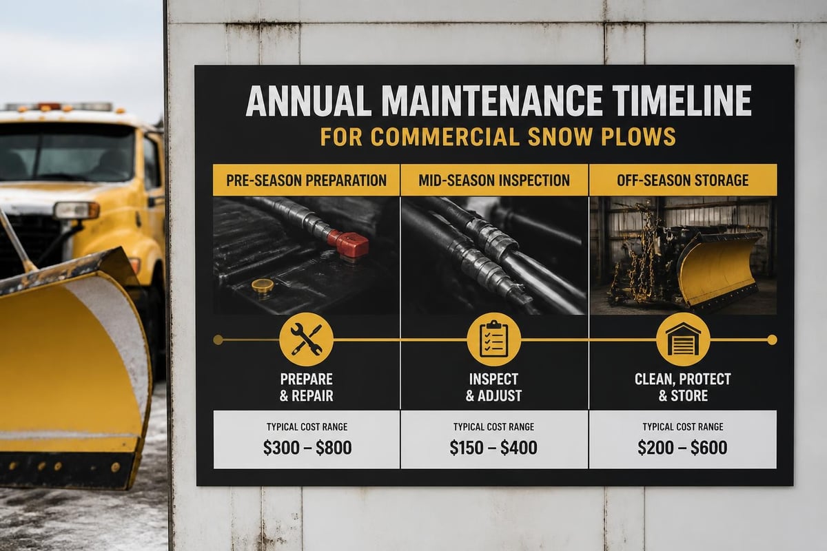Snow plow maintenance schedule