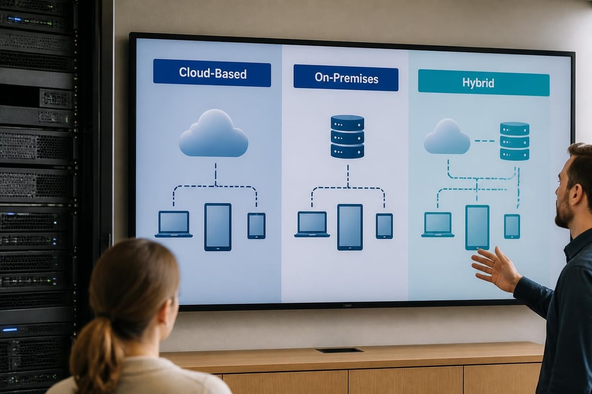 Wayfinding system deployment options