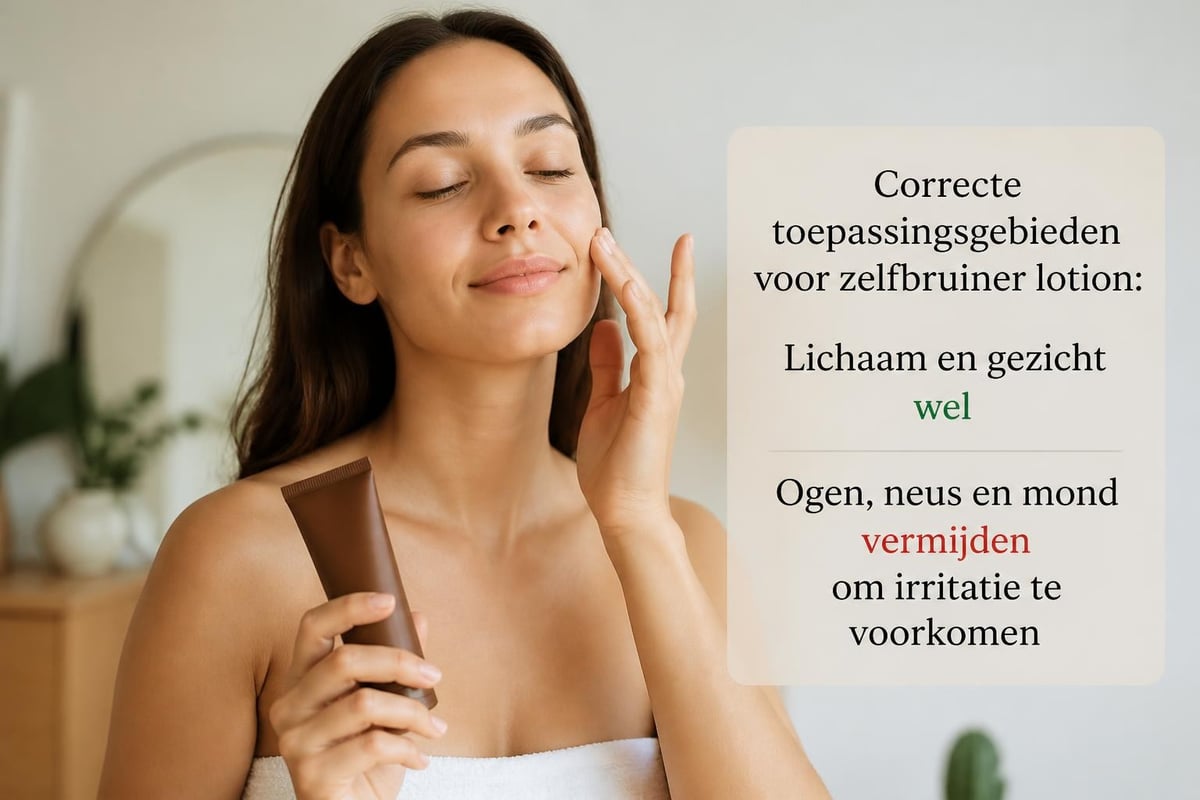 Veilig zelfbruiner aanbrengen