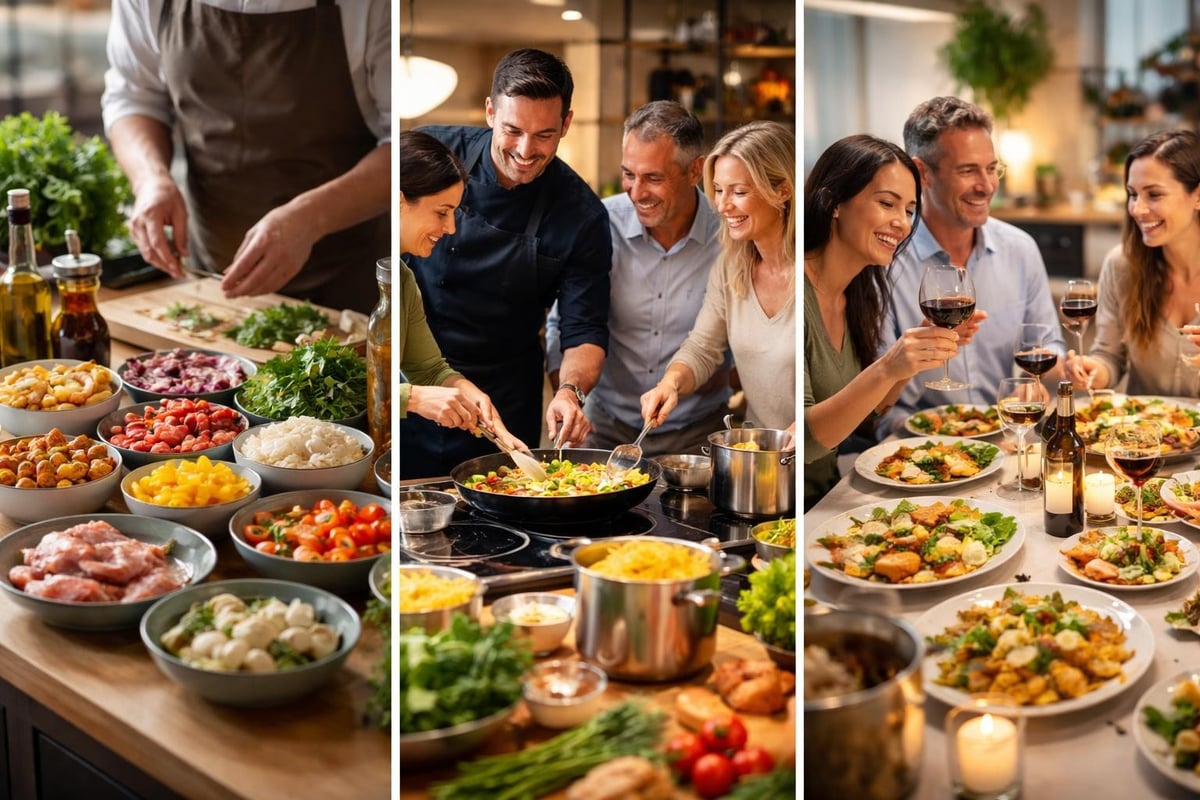 Live-Cooking Event Ablauf