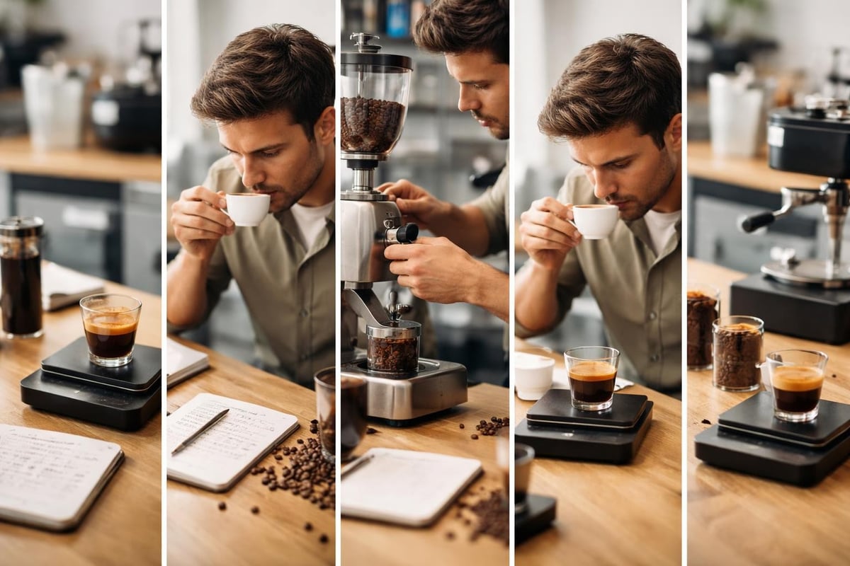 Coffee dialing process
