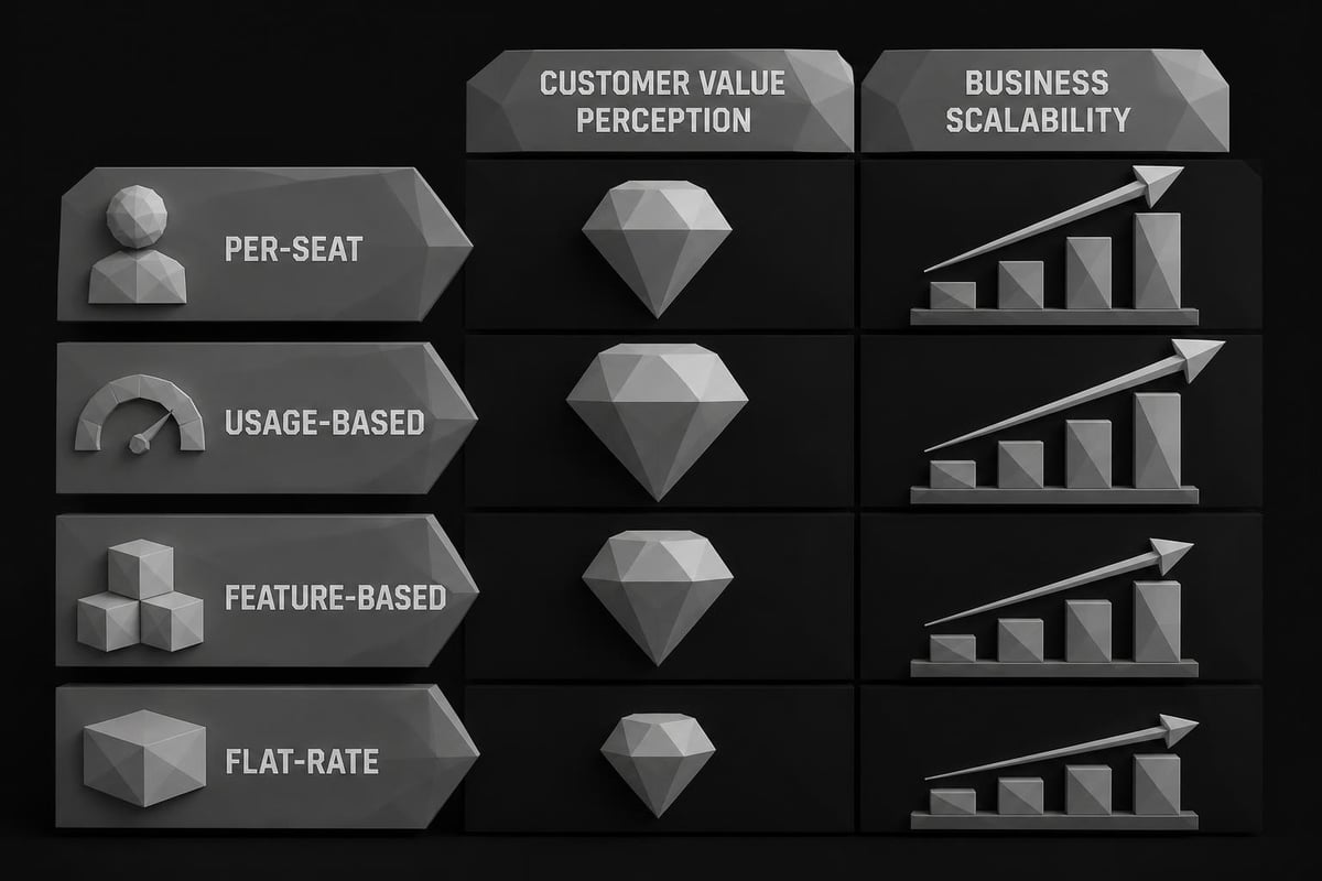 SaaS value metrics comparison