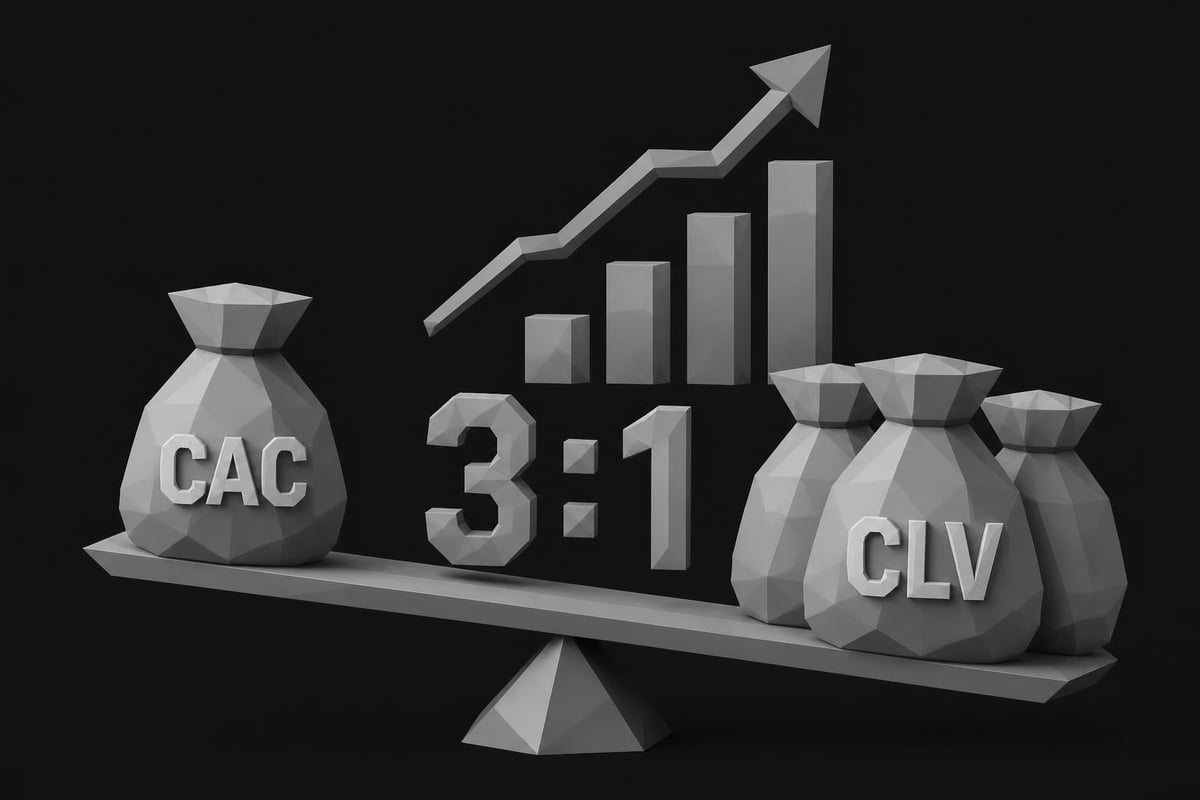 LTV to CAC ratio calculation