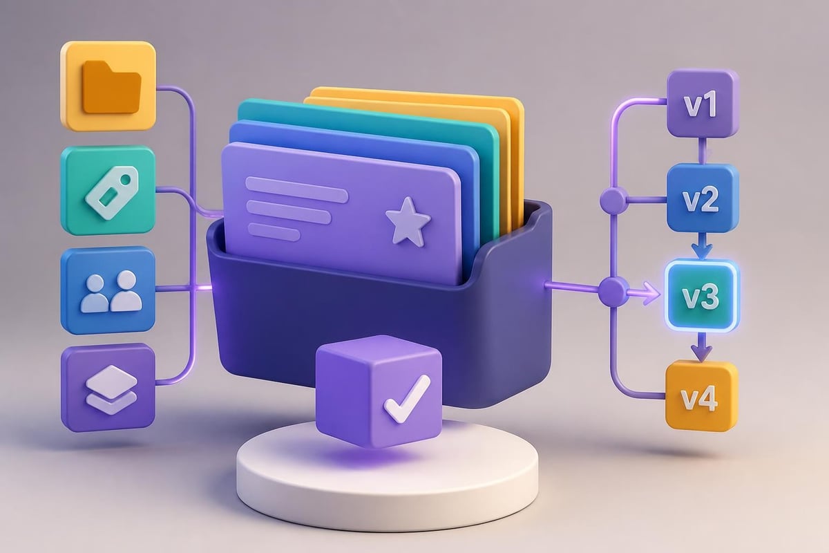 Prompt library organization