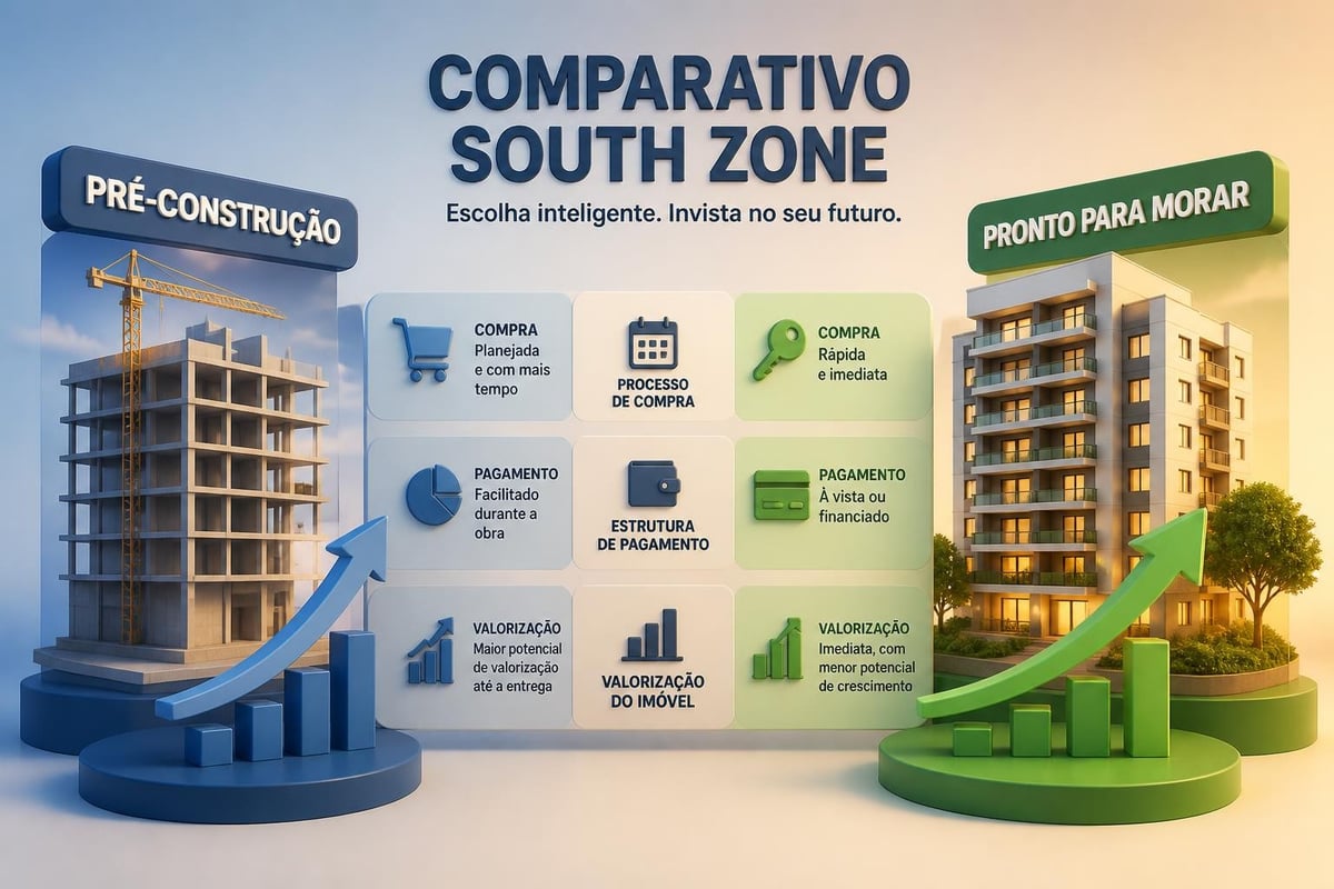 Comparação investimento planta versus pronto