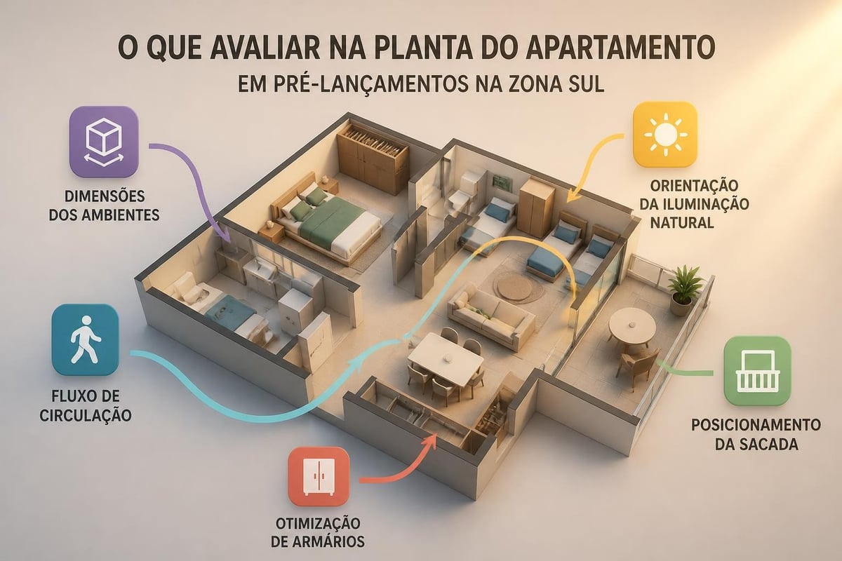 Análise planta apartamento