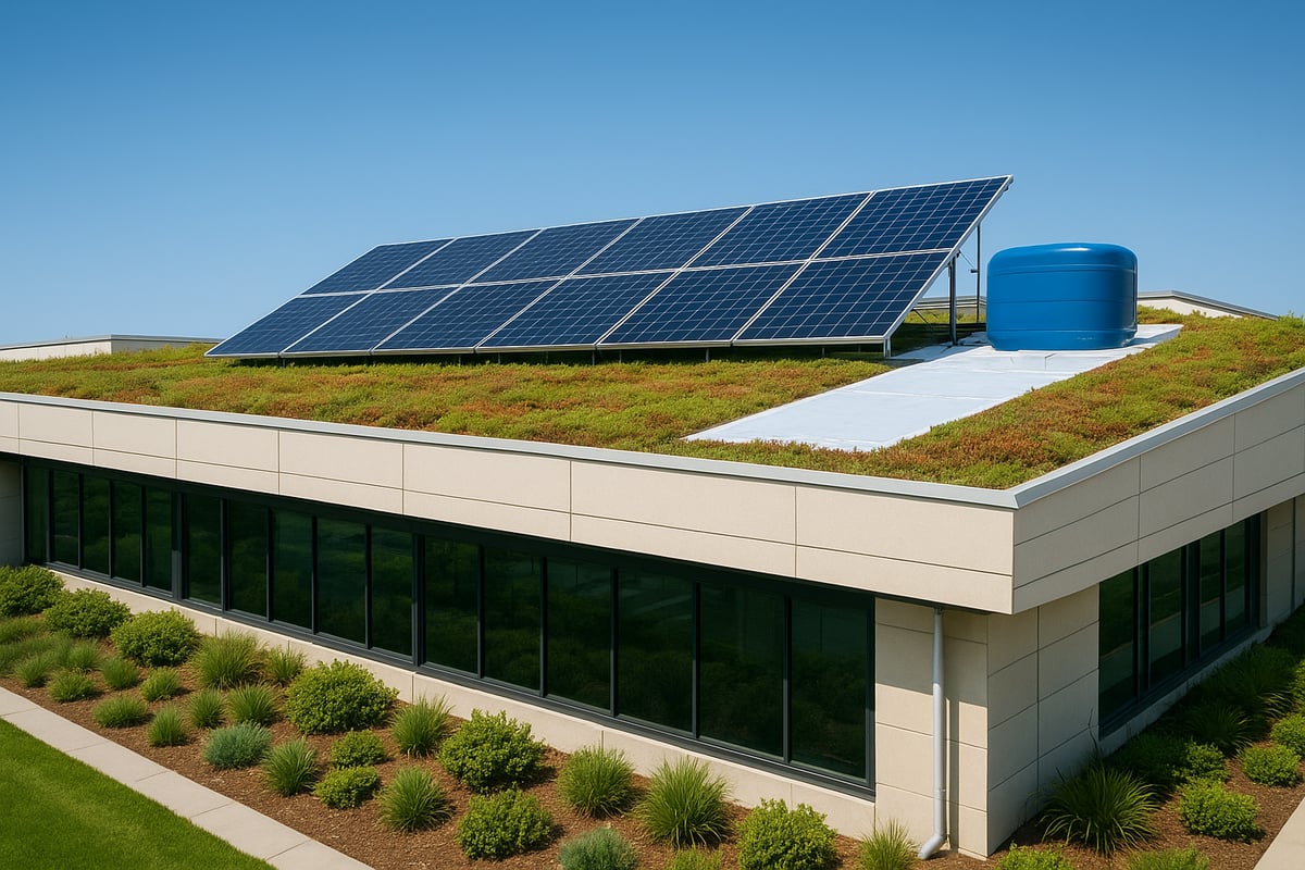 Sustainable and Energy-Efficient Flat Roof Design