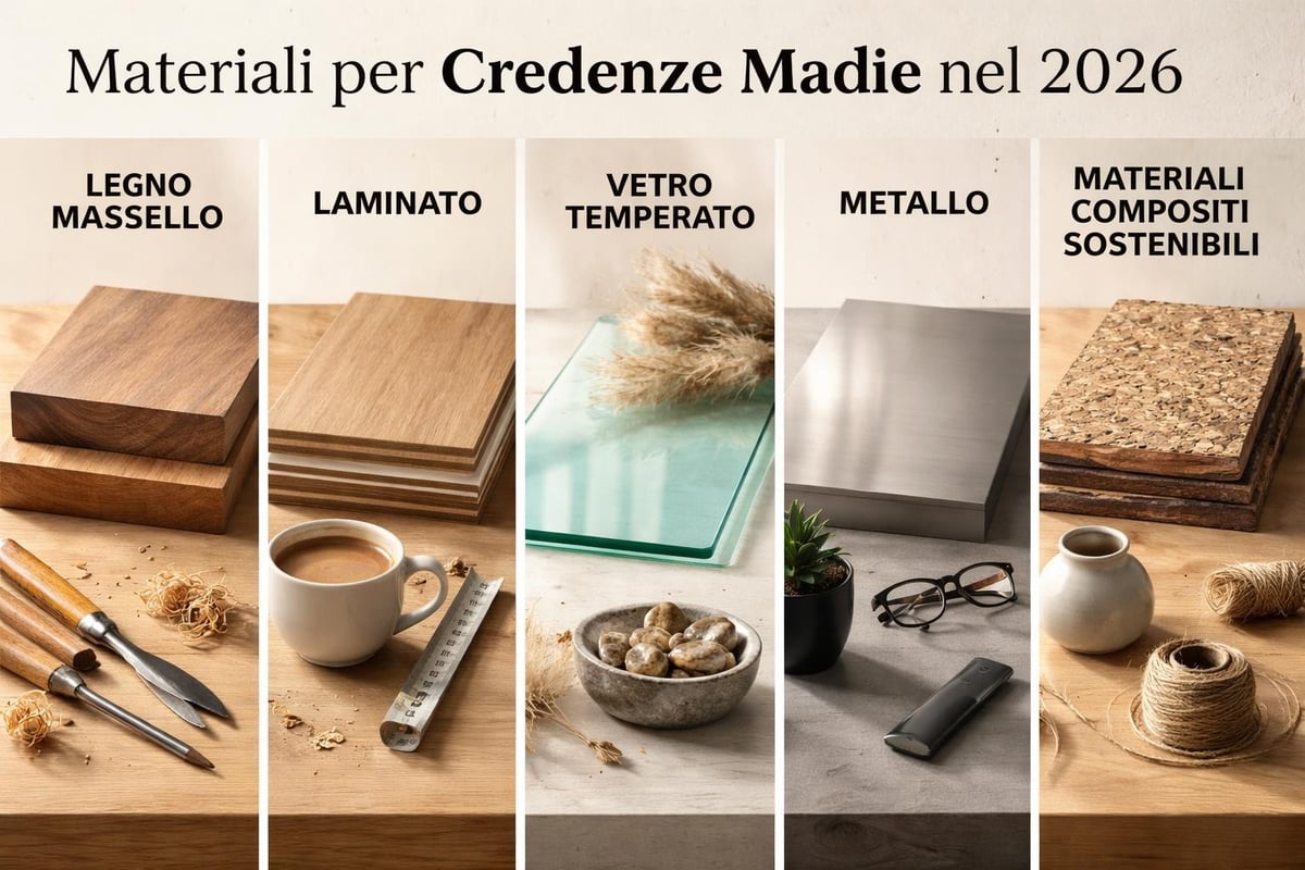 Materiali credenza madia