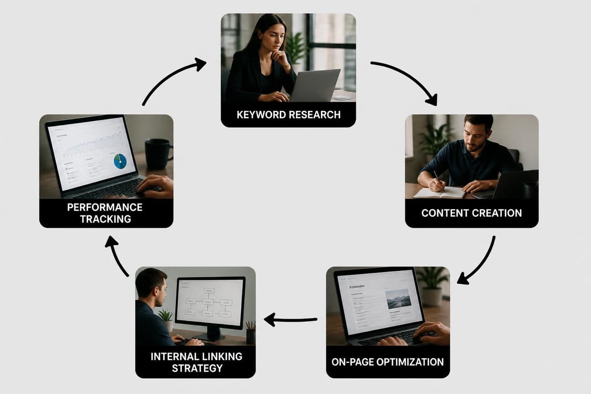 SEO content optimization workflow