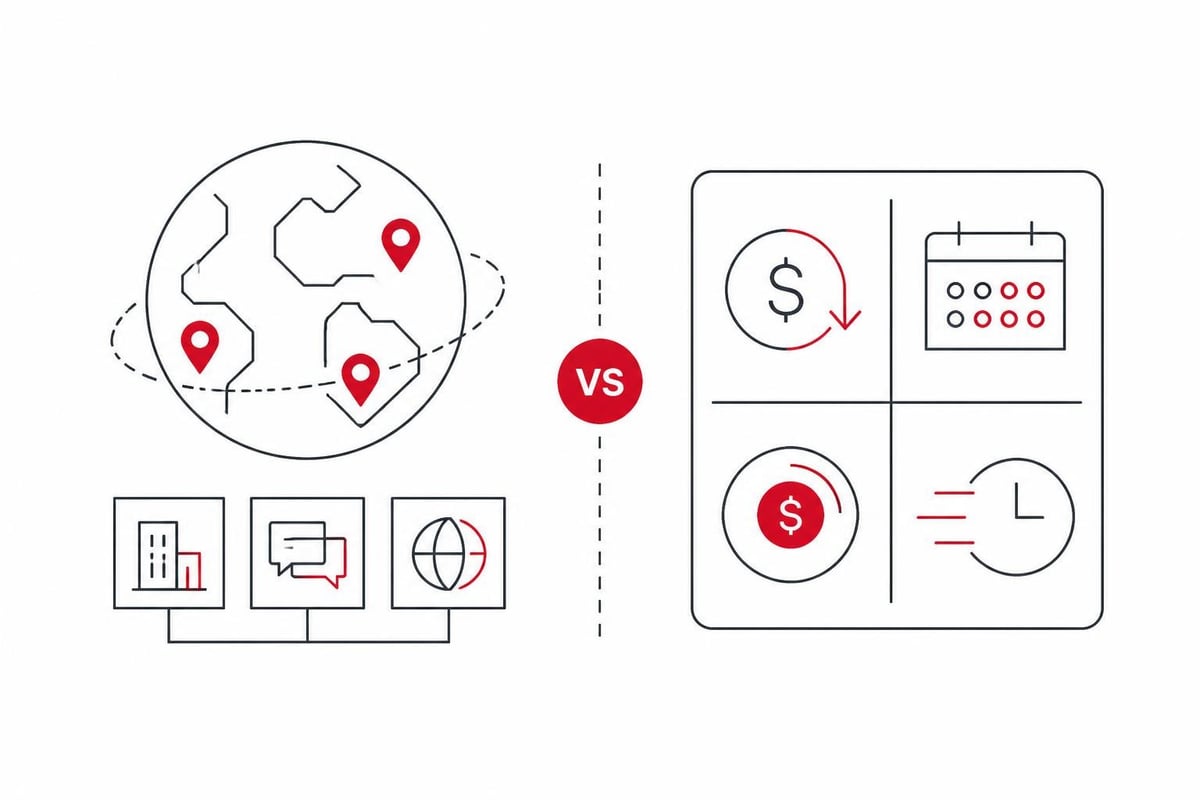 Local trust signals versus B2B lead performance metrics
