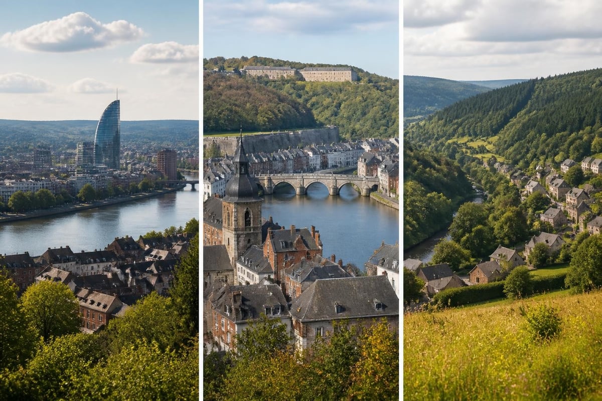 Marché immobilier wallon par province