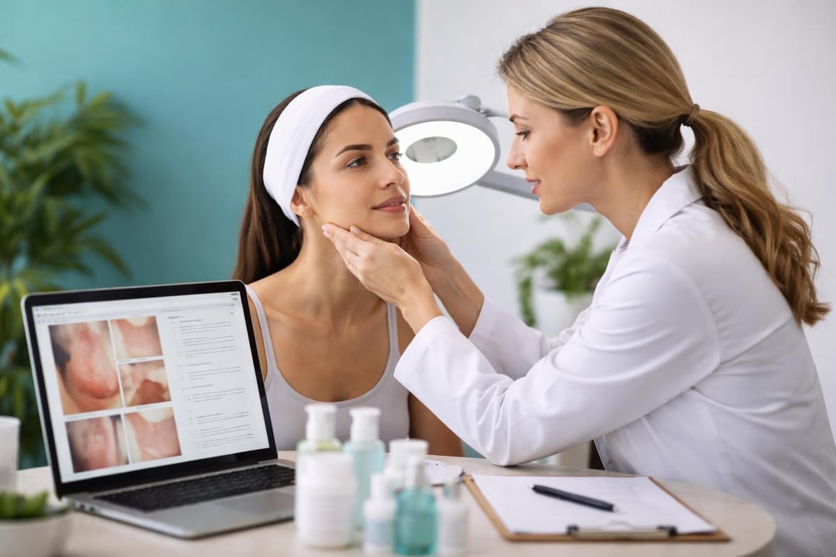 Solution skin assessment process