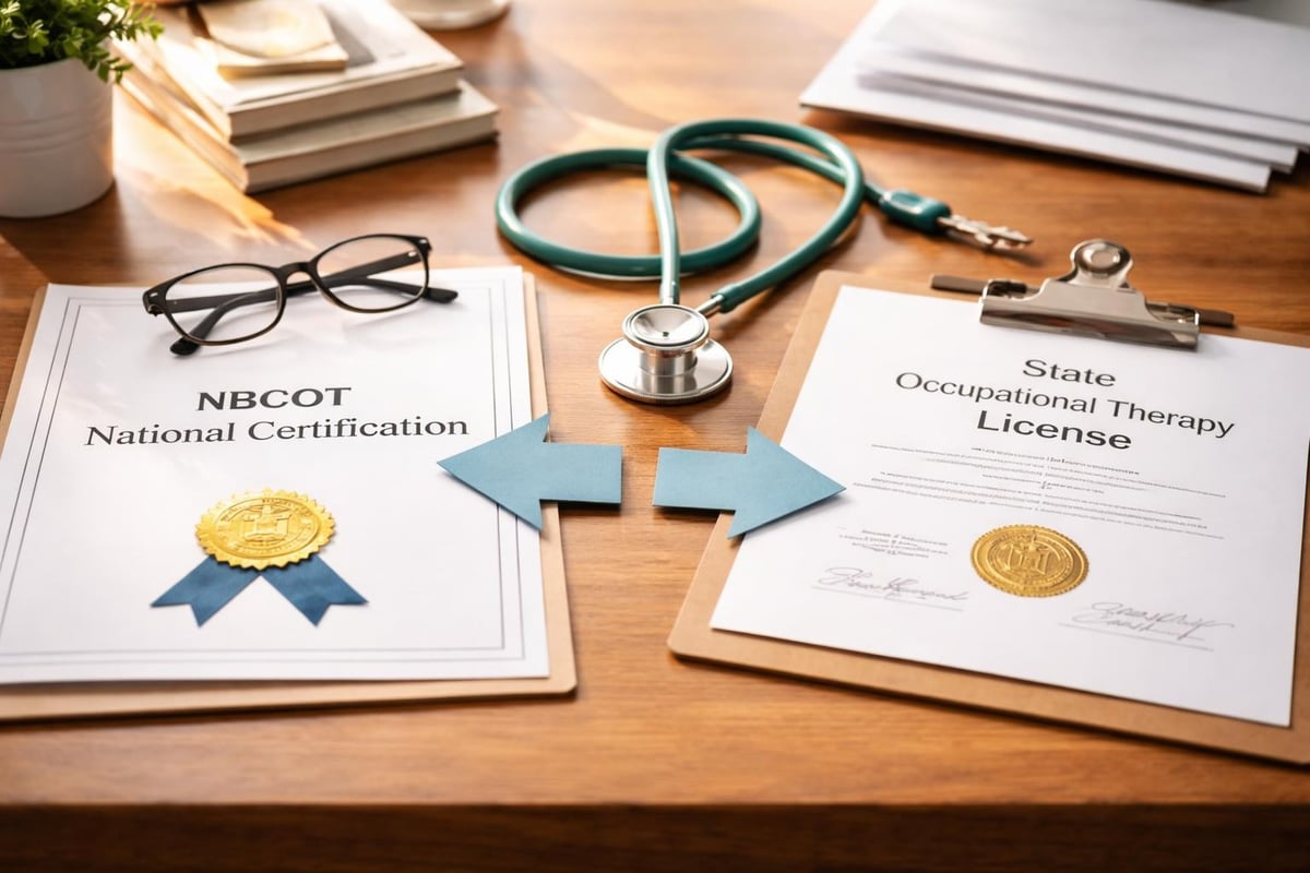 NBCOT certification and state licensure pathway